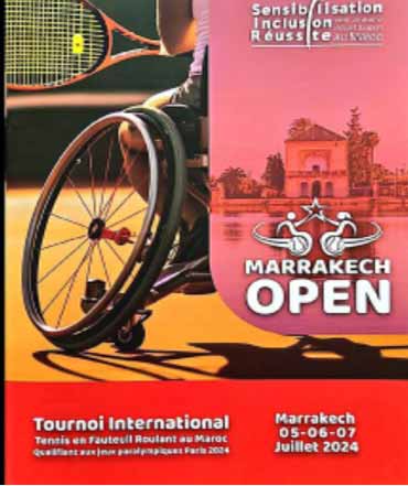 Marrakech à l’heure du Tournoi international de tennis en fauteuil roulant