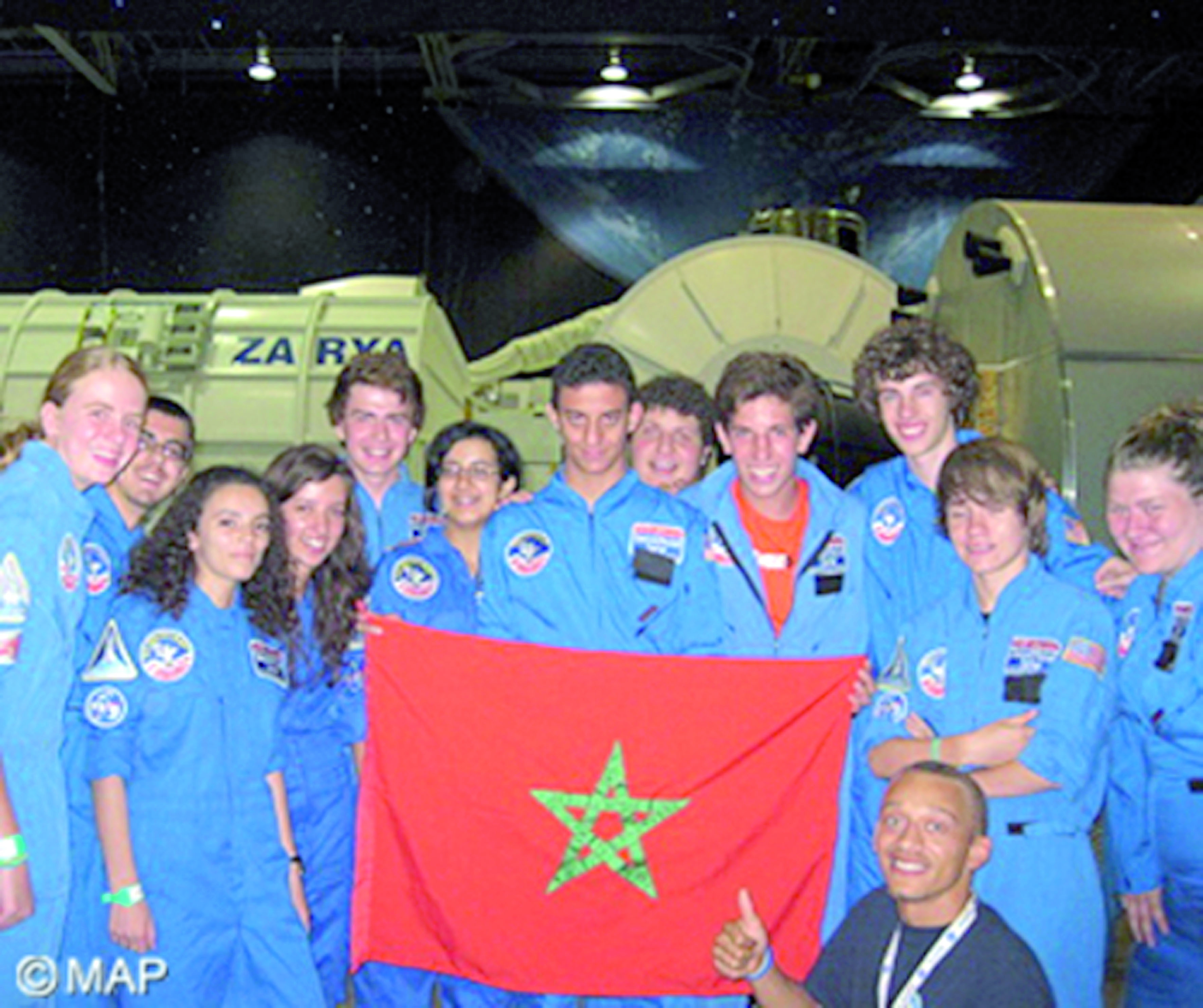 Participation de cinq lycéens marocains  à l'édition 2015 du Space Camp