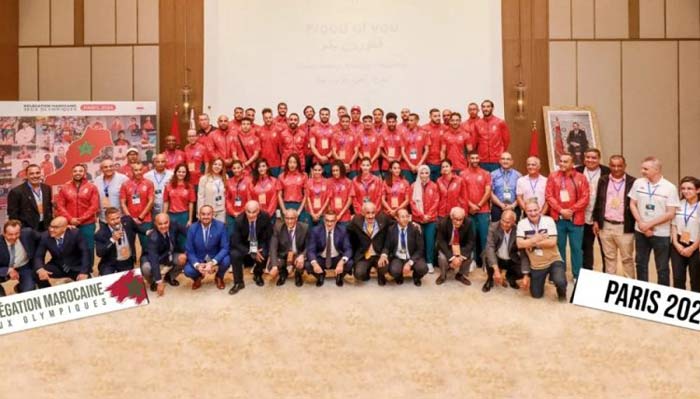 Présentation à Rabat des athlètes marocains qualifiés aux JO Paris-2024