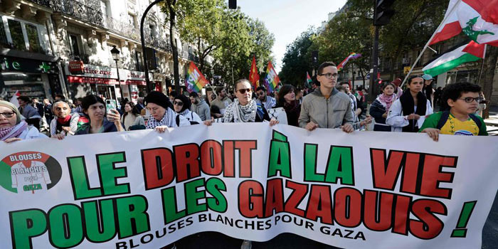 Un an après le 7 octobre: Des manifestations de par le monde en soutien à Gaza