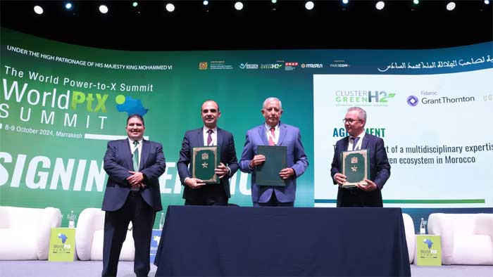 World Power-to-X Summit à Marrakech : Signature de quatre conventions dans le domaine de l'hydrogène vert