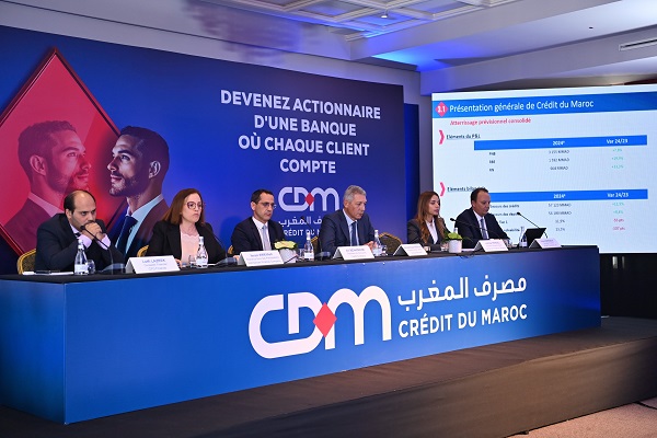 Groupe Holmarcom : lancement d'une offre de vente au public de 11,3% du capital de Crédit du Maroc