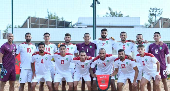 CAN de beach soccer: Le Maroc à un match de la Coupe du monde