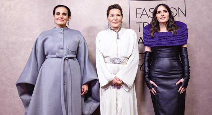 SAR la Princesse Lalla Hasnaa et S.E. Sheikha Al Mayassa Bint Hamad Al Thani président à Marrakech le dîner de gala de la “Fashion Trust Arabia”