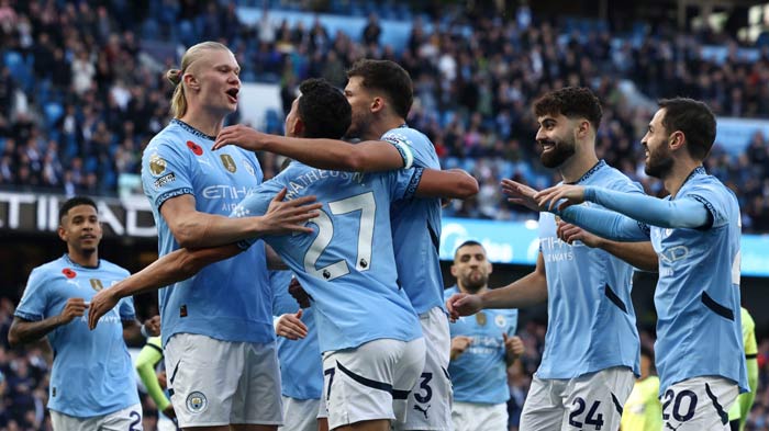 Premier League. Manchester City prend la tête, sans éclat