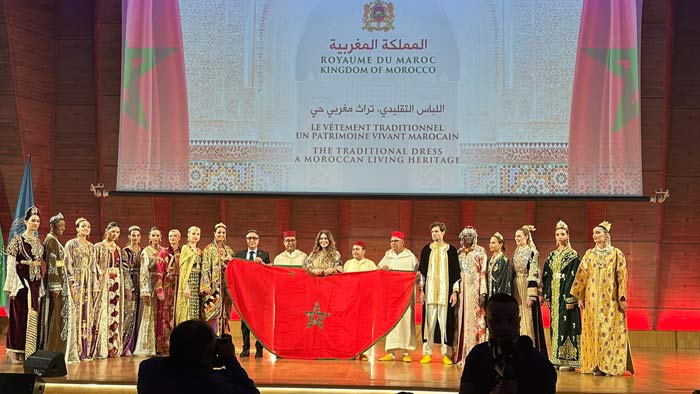 Le caftan marocain brille de mille feux à l’Unesco