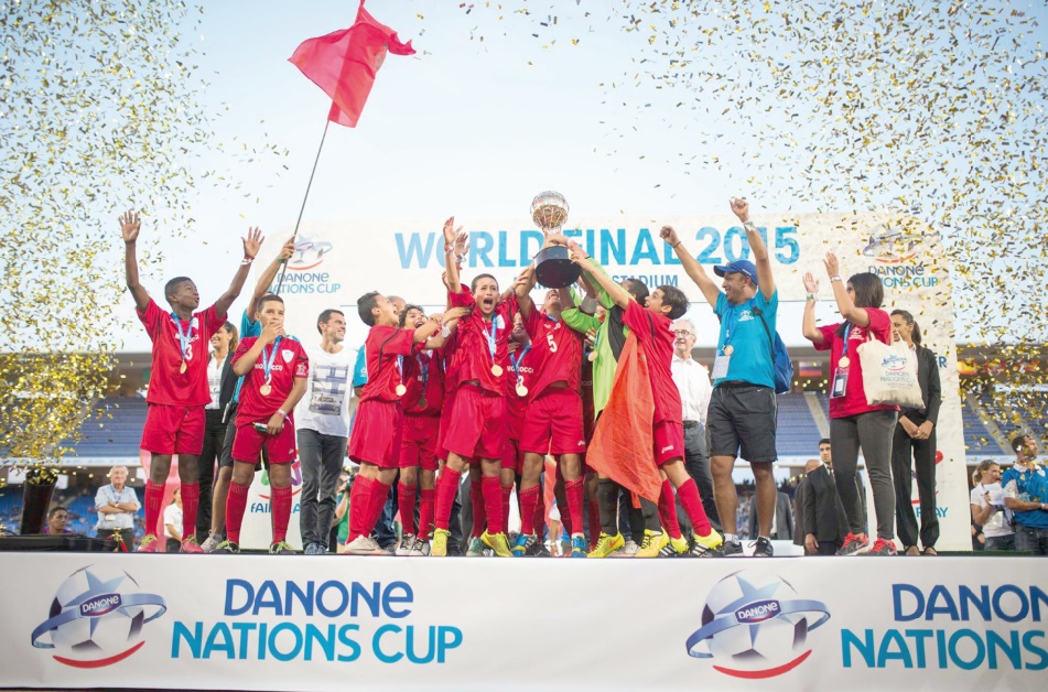 Consécration de l’équipe du Maroc à la Danone Nations Cup