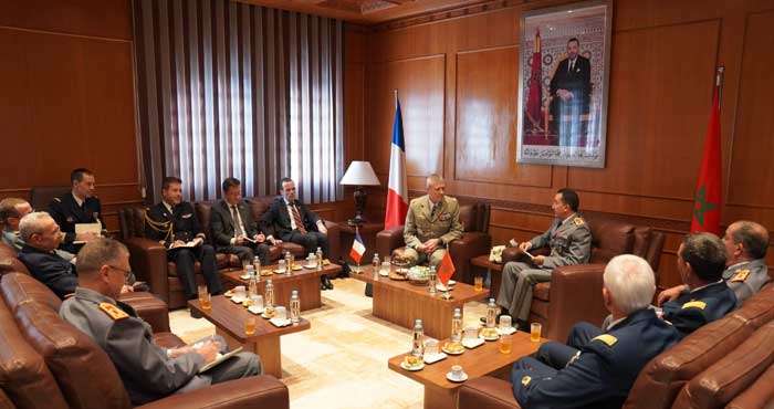 Tenue à Rabat de la 22ème réunion de la Commission militaire mixte maroco-française