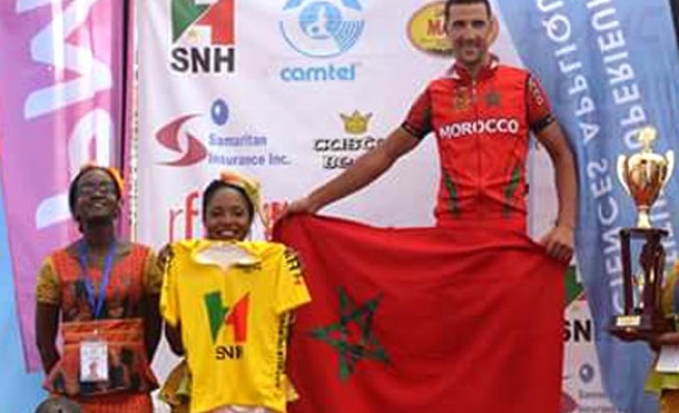 Mouhcine Lahssaini conserve le maillot jaune du Tour du Burkina