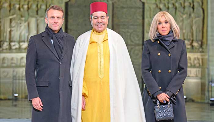 SAR le Prince Moulay Rachid représente SM le Roi à la cérémonie de réouverture de la cathédrale Notre-Dame de Paris