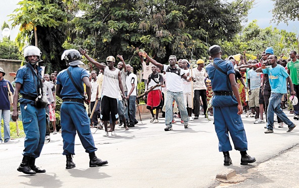 Le Burundi proche de "la guerre civile"