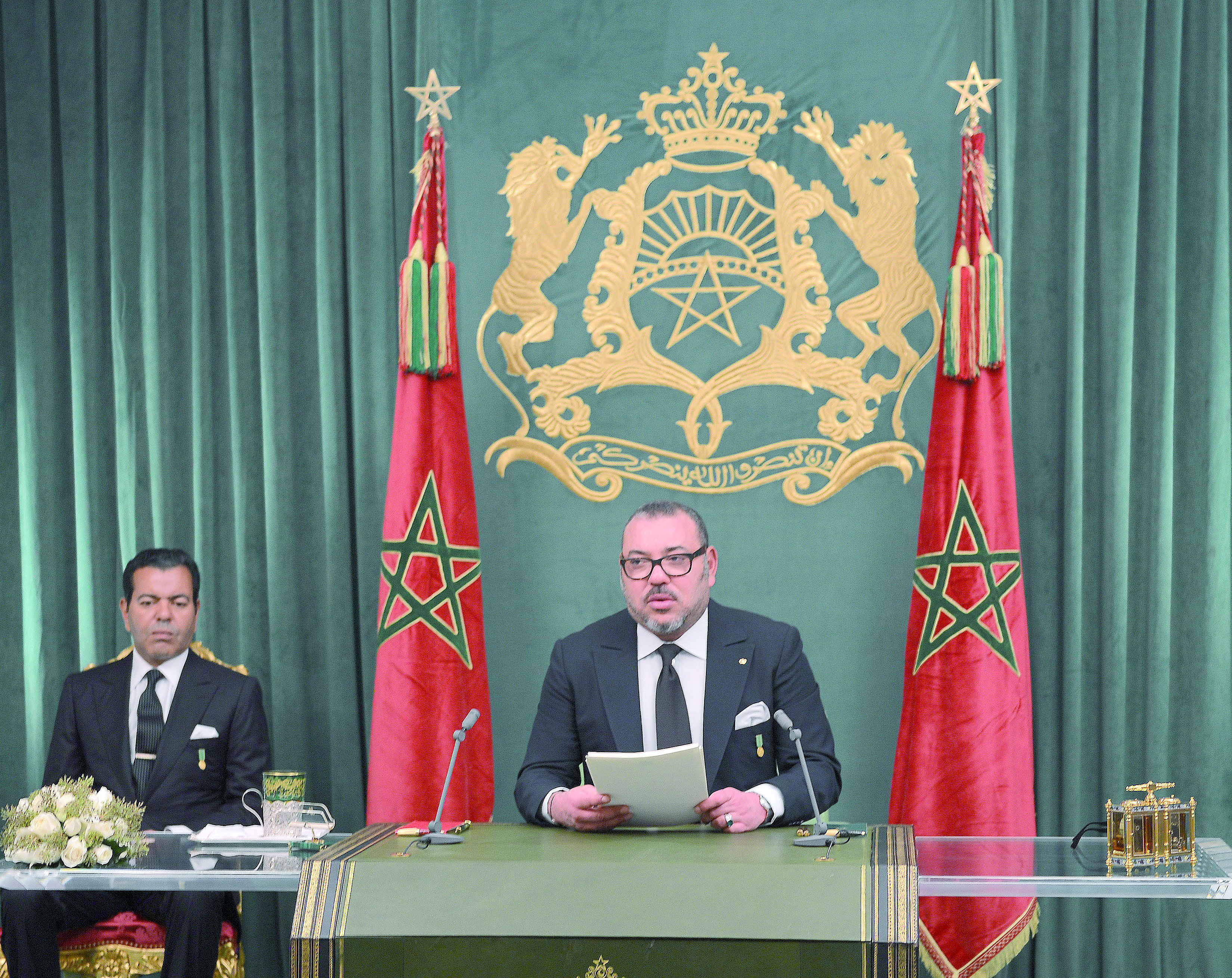 S.M le Roi dans le discours de la Marche Verte : L'Initiative d'autonomie est le maximum que le Maroc peut offrir