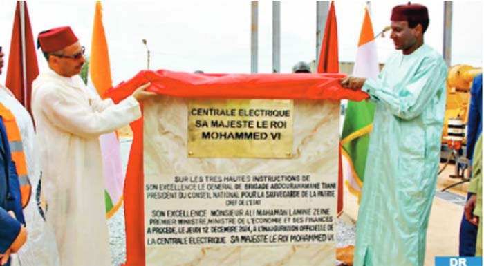 Inauguration à Niamey de la Centrale électrique "Sa Majesté le Roi Mohammed VI"