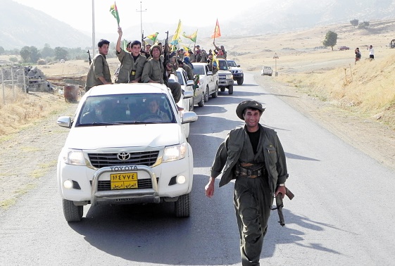 Les forces kurdes irakiennes pénètrent dans Sinjar aux mains des jihadistes