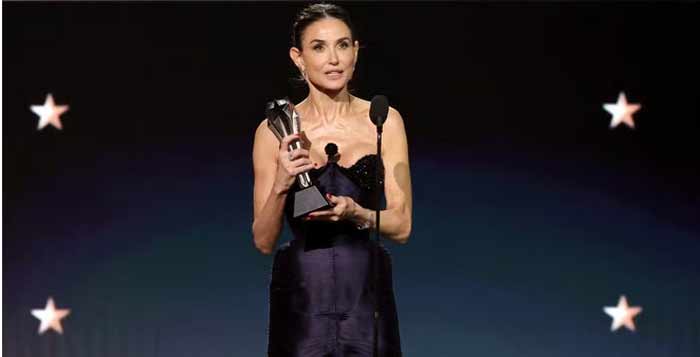 Demi Moore sacrée meilleure actrice aux Critics Choice Awards