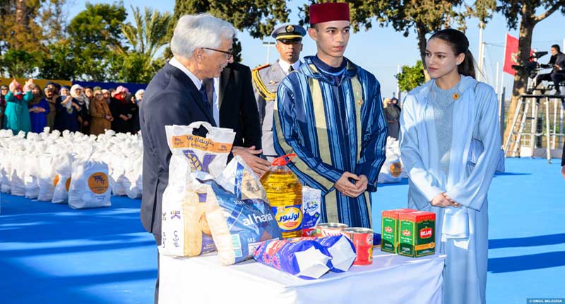 SAR le Prince Héritier Moulay El Hassan et SAR la Princesse Lalla Khadija lancent à Rabat l'opération nationale “Ramadan 1446”