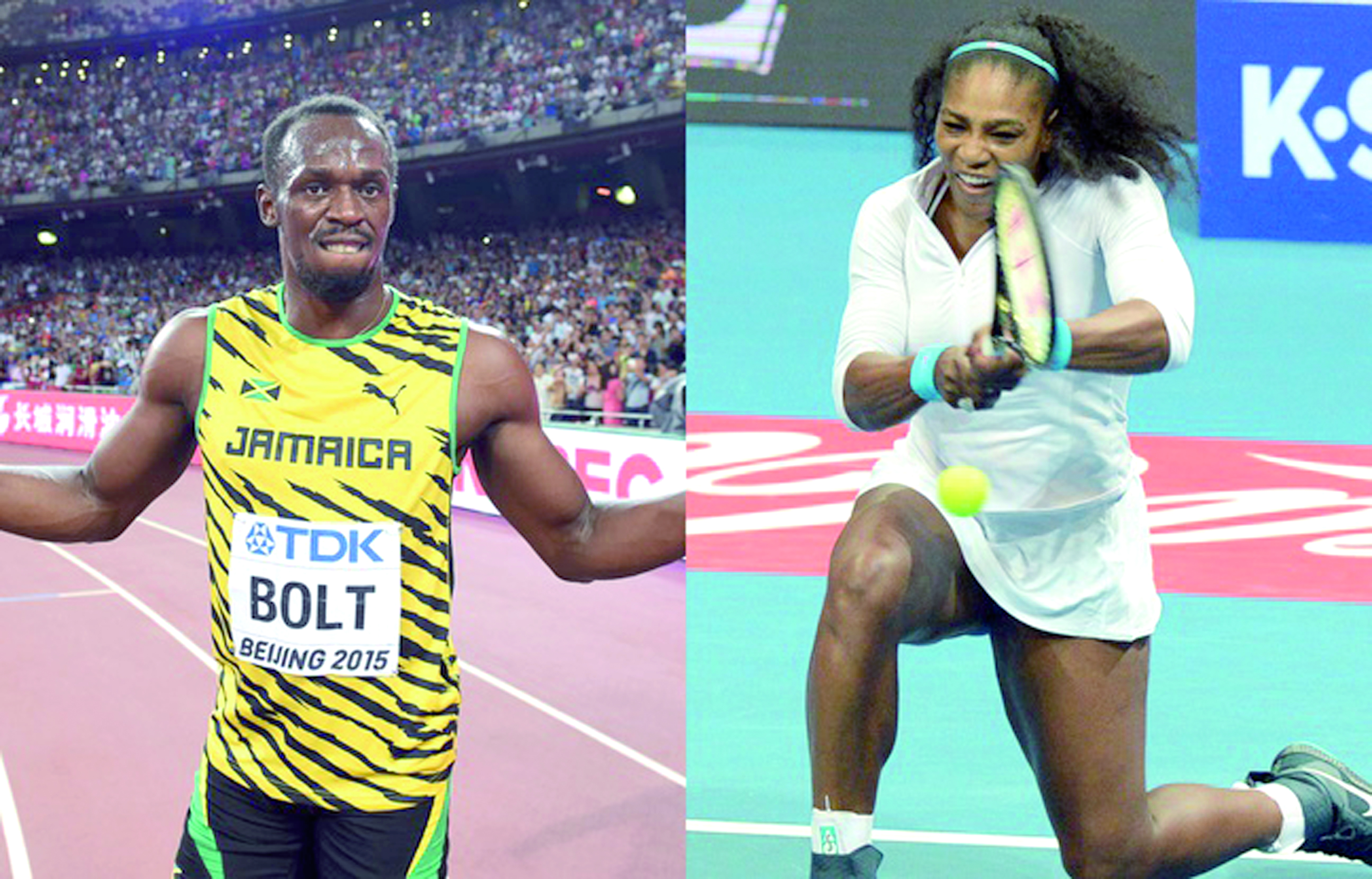 Usain Bolt et Serena Williams, Champions des champions 2015