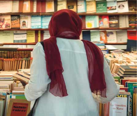 Inauguration de la bibliothèque "Dépose un livre, emprunte un livre" à Oued Zem