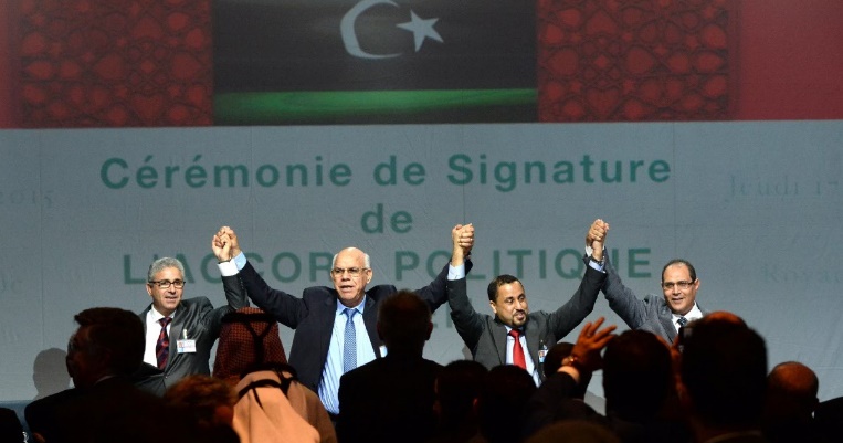 Formation du gouvernement  libyen d'union prévu par l'accord parrainé par l'ONU