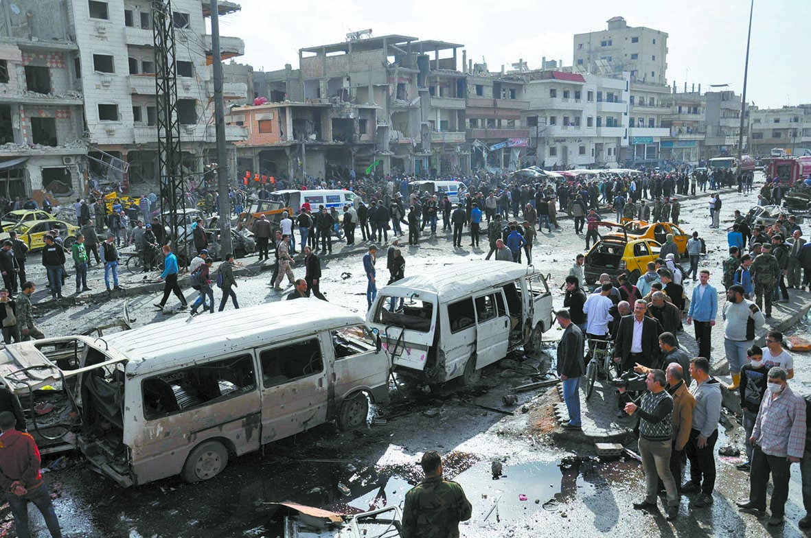 Au moins 46 morts dans  un double attentat à Homs