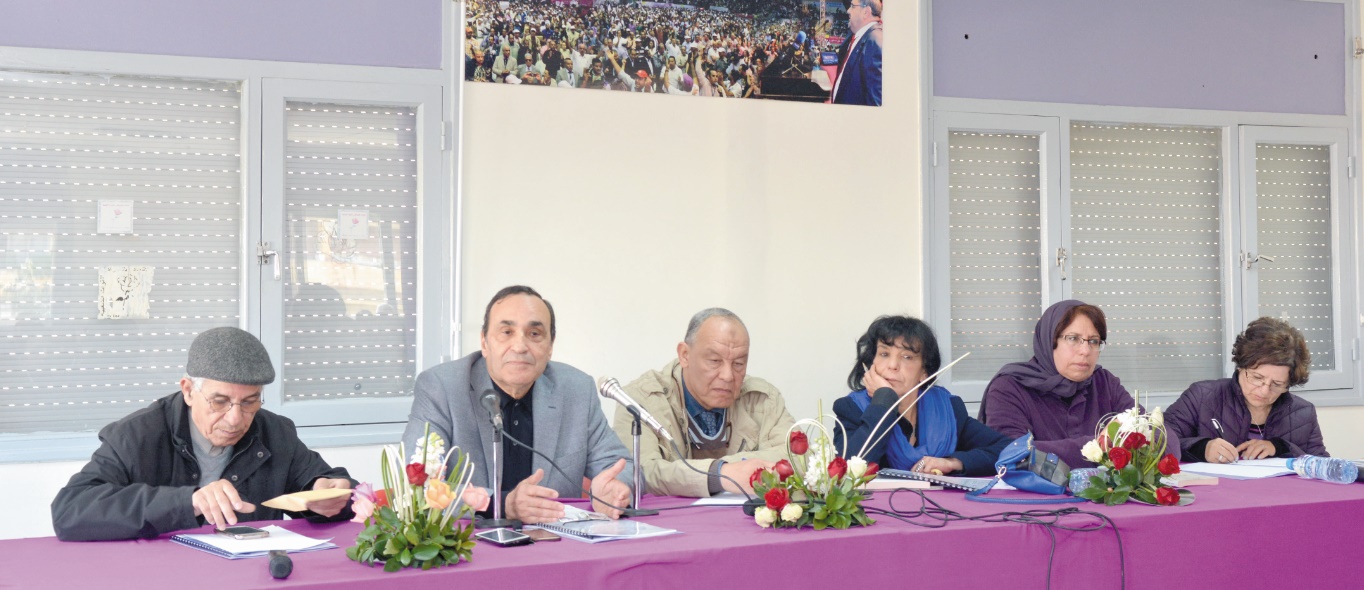 Habib El Malki lors de la journée d’étude organisée par l’USFP à Meknès   2016, l’année du renouvellement du pacte liant l’USFP au peuple marocain