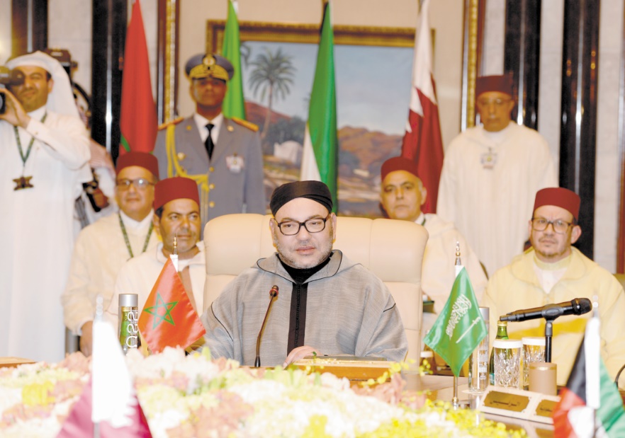 S.M le Roi devant le Sommet Maroc-pays du Golfe