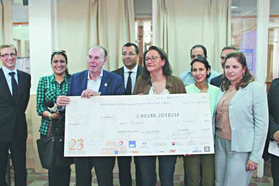 Remise du chèque de la Route du Cœur 2016 à l’Heure Joyeuse