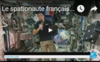 Le spationaute français Thomas Pesquet s'exprime dans une vidéo en direct depuis l’espace