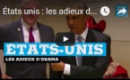 États unis : les adieux d'Obama après 8 ans de mandat