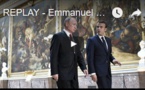 Emmanuel Macron et Vladimir Poutine au Château de Versailles