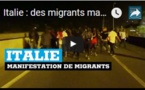 Italie : des migrants manifestent à Vintimille