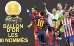 La liste des 30 nommés pour le Ballon d'Or : Le Real en force