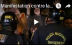 Manifestation contre la libération d'Alberto Fujimori