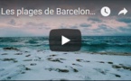 Les plages de Barcelone enneigées