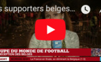 Les supporters belges fair-play après la défaite (1-0) face aux Bleus