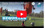 Gaza, béquilles et ballon rond