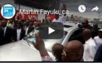 Martin Fayulu, candidat de l'opposition pour la présidentielle en RD Congo, arrive à Kinshasa