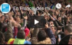 En France, des milliers de personnes dans les rues en soutien au mouvement de protestation algérien
