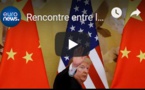 Rencontre entre la Chine et les Etats-Unis pour des négociations commerciales sous haute tension
