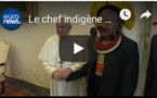 Le chef indigène brésilien Raoni reçu au Vatican