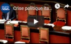 Crise politique italienne : jour J pour la coalition gouvernementale