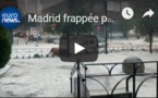 Madrid frappée par un énorme orage de grêle, jusqu'à 40 litres de précipitations