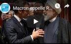 Macron appelle Rohani à renouer le dialogue avec les Américains, en marge de l'AG de l'ONU