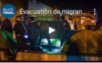Évacuation de migrants dans le nord-est de Paris