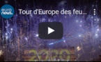 Tour d'Europe des feux d'artifice pour accueillir la nouvelle année