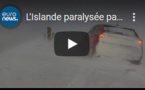 L'Islande paralysée par la neige