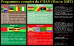 Programme complet du CHAN (Heure GMT)