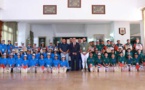 Clôture du tournoi de futsal et de basketball féminin réunissant les enfants maqdessis et marocains