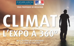 Sensibilisation sur l’impact du réchauffement climatique à la gare de Casa-Port