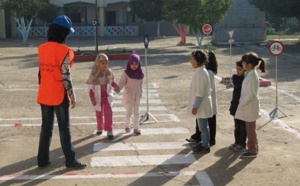 Sensibilisation à la sécurité routière dans les établissements scolaires de Marrakech